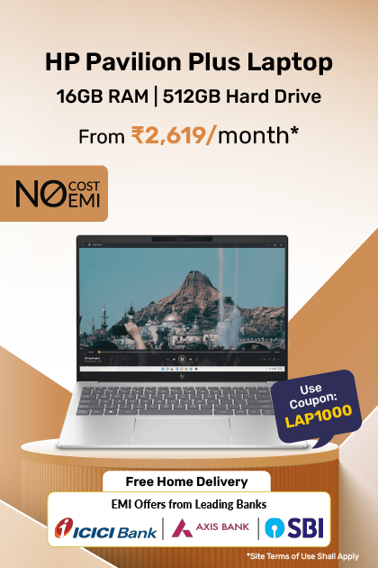 Hp Pavilion Plus 35.6 Cm (14) Laptop , 13th Generation Intel® Core™ I5 Processor, 2k Display with Intel® Iris® Xᵉ Graphics, 16 Gb Lpddr5x Ram, 512 Gb Ssd Hard Drive, Silver,14-ew0107tu