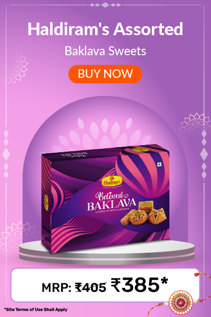 Haldiram's Assorted Baklava Sweets Packed Sweets - 300 Gm