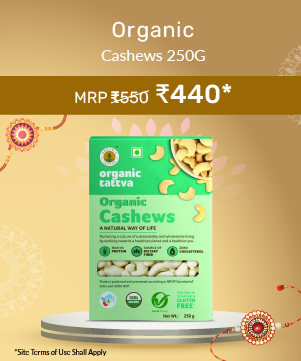 Organic Cashews 250g