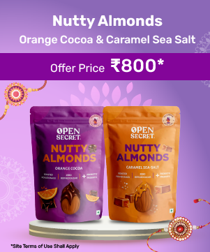 Nutty Almonds : Orange Cocoa & Caramel Sea Salt 60g