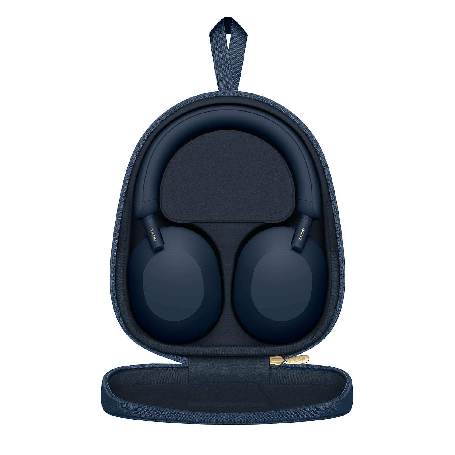 Sony WH-1000XM5 Best Active Noise Cancelling Wireless Bluetooth Over Ear Headphones with Mic for Clear Calling,Battery Life 30 Hours-Mid Night Blue Mid Night Blue / Small
